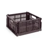Hot Hay Colour Crate - Medium Square - Bordeaux