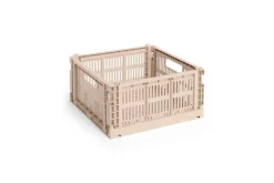 Outlet Hay Colour Crate - Medium Square - Powder