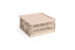 Outlet Hay Colour Crate - Medium Square - Powder