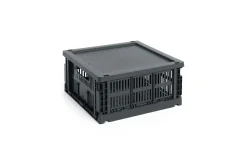 Clearance Hay Colour Crate - Medium Square - Charcoal