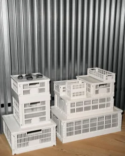 Hay Colour Crate - Medium Square - Grey