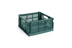 Clearance Hay Colour Crate - Medium Square - Dark green
