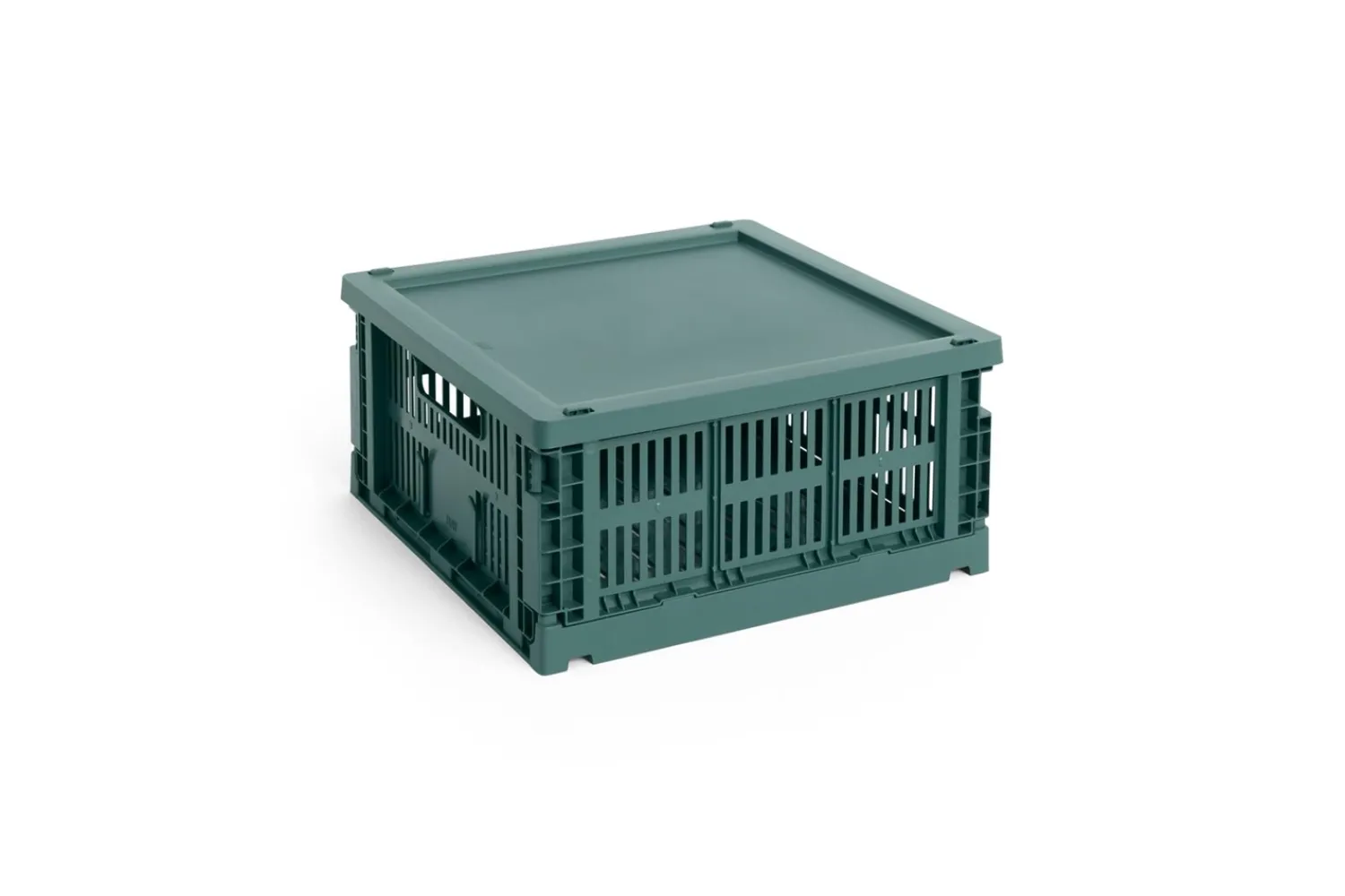 Clearance Hay Colour Crate - Medium Square - Dark green