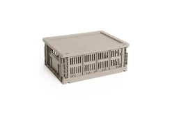 Best Hay Colour Crate - Medium - Warm grey
