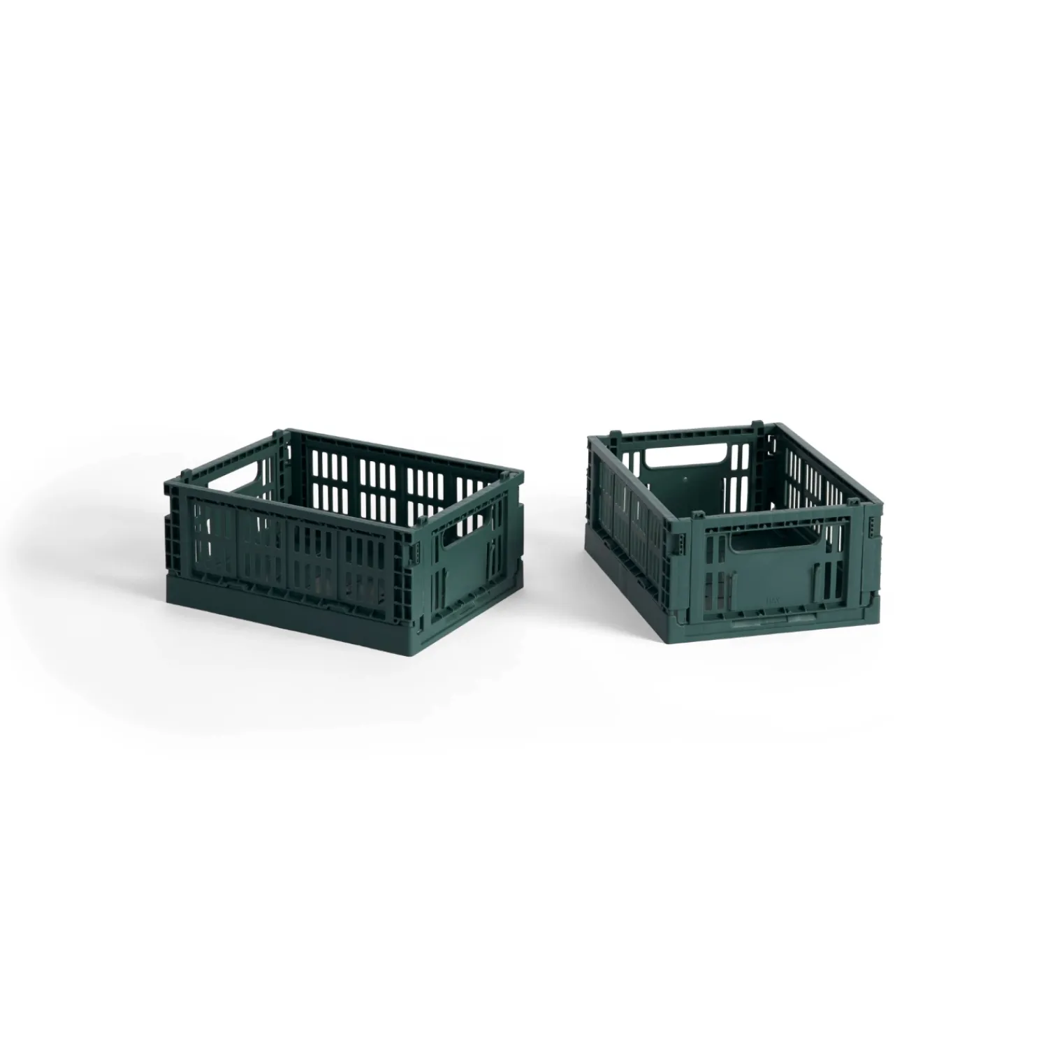Hay - Colour Kasser - Recycled - Mini - Mørkegrøn - Dark Green - 2 stk