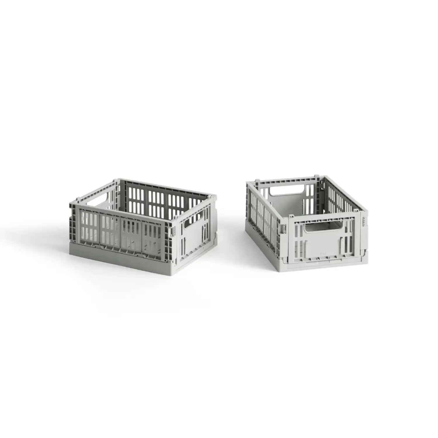 Outlet Hay - Colour Kasser - Recycled - Mini - Lysegrå - Light Grey - 2 stk