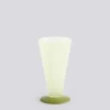 New Hay - Conical Vase - Small - Lys grøn/mørk lime