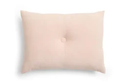Hot Hay - Dot Cushion - Linen - Strawberry milkshake