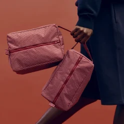 Discount Hay - Grid Wash Bag - Medium - Mørk blå