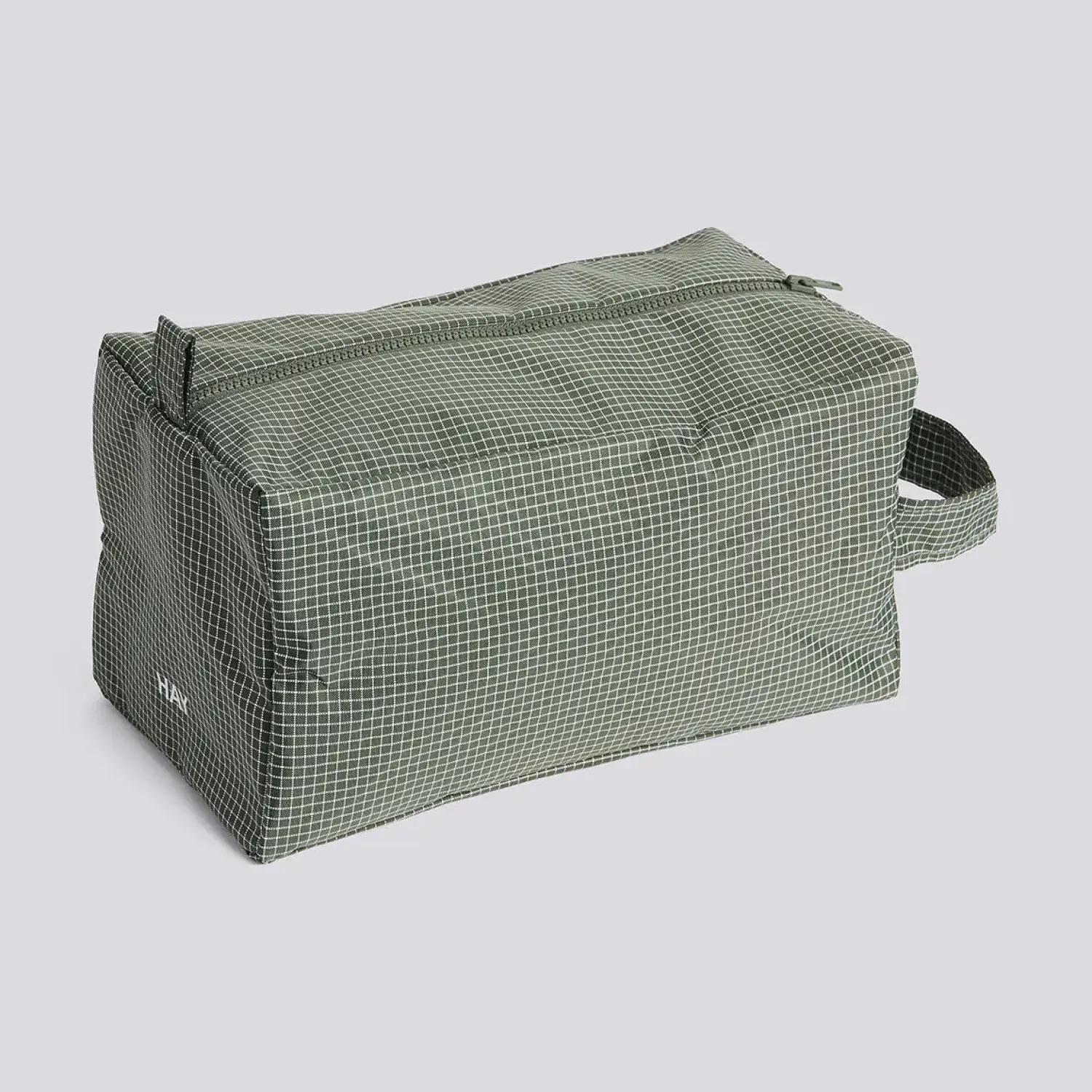 Discount Hay - Grid Wash Bag - Medium - Mørk grøn