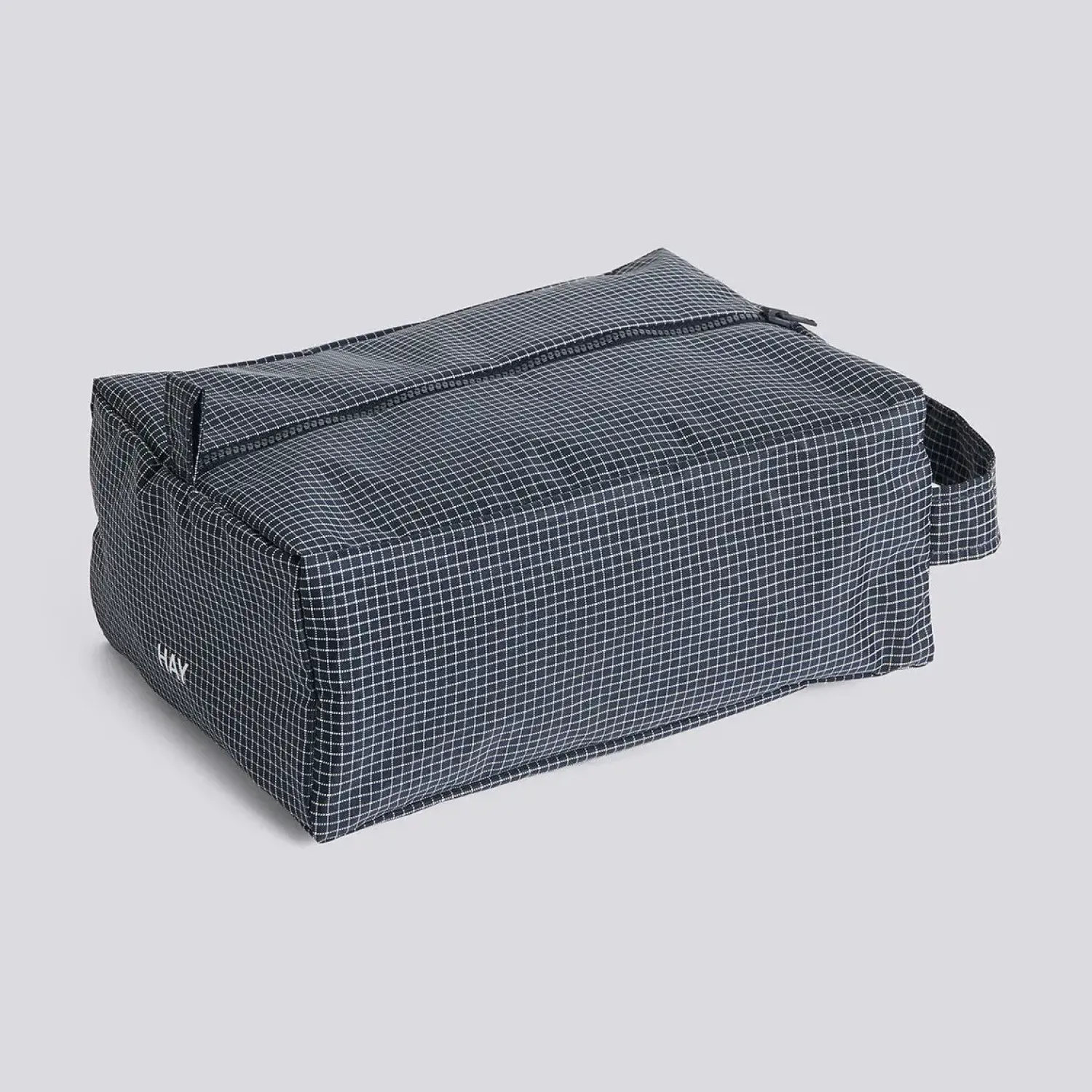 Discount Hay - Grid Wash Bag - Small - Mørk blå