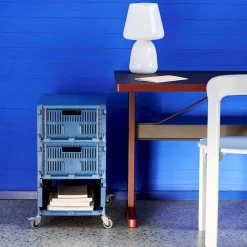 Clearance Hay - Låg til Colour Kasse - Recycled - Medium - Electric Blue