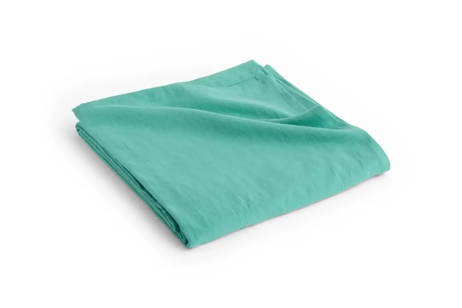 New Hay - Linen Bedspread - 240 x 260 - Emerald Green - Emerald green - 3349