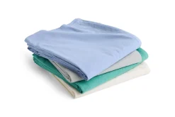 New Hay - Linen Bedspread - 240 x 260 - Emerald Green - Emerald green - 3349
