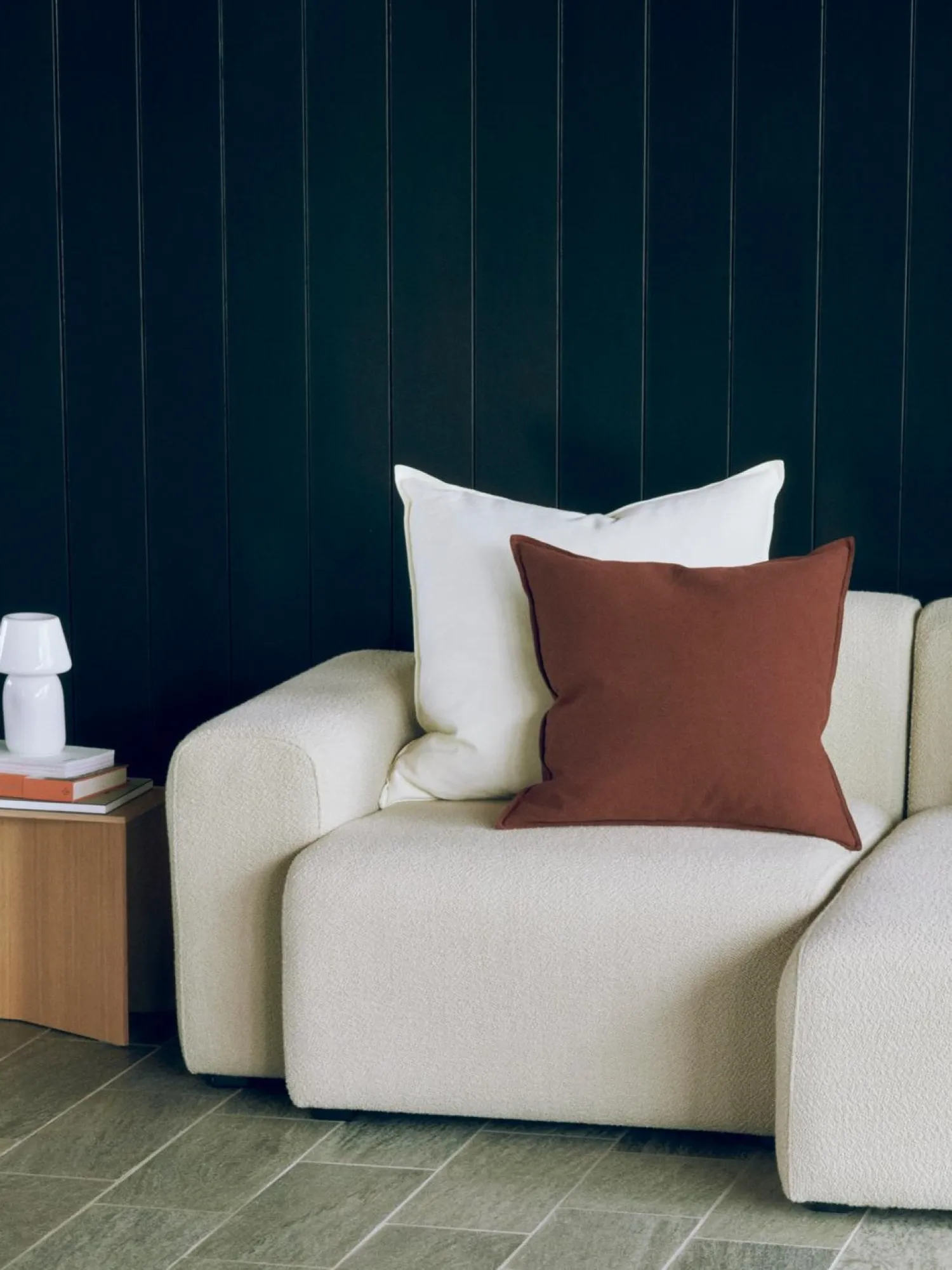 Hot Hay - Linen Cushion - 60x60 - Cream - Cream - 1099