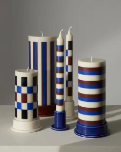 Hot Hay - Lysestage - Column - Large - Midnight Blue