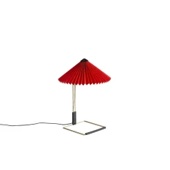 Best Hay - Matin bordlampe - bright red skærm (small)