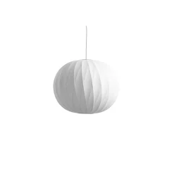 Clearance Hay - NELSON Ball Crisscross Bubble Pendant - Medium - off white