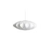 New Hay - NELSON Saucer Crisscross Bubble Pendant - medium - off white