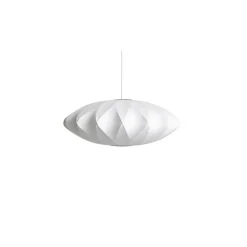 New Hay - NELSON Saucer Crisscross Bubble Pendant - medium - off white