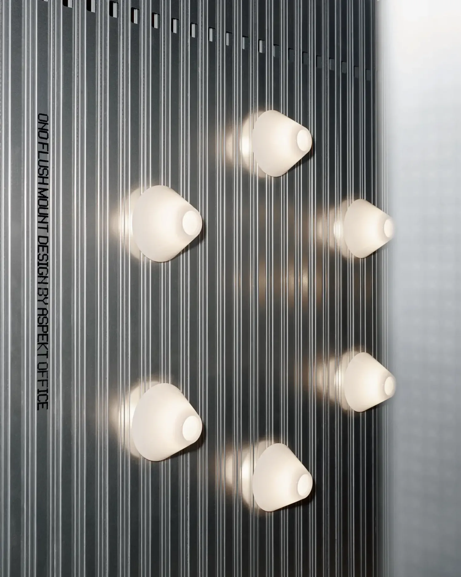 Hot Hay - Ono Flush Mount Lamp-350 - White Opal
