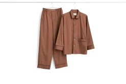 Clearance Hay - Outline Pyjama - Bukser - Str. M/L - Milk Chocolate