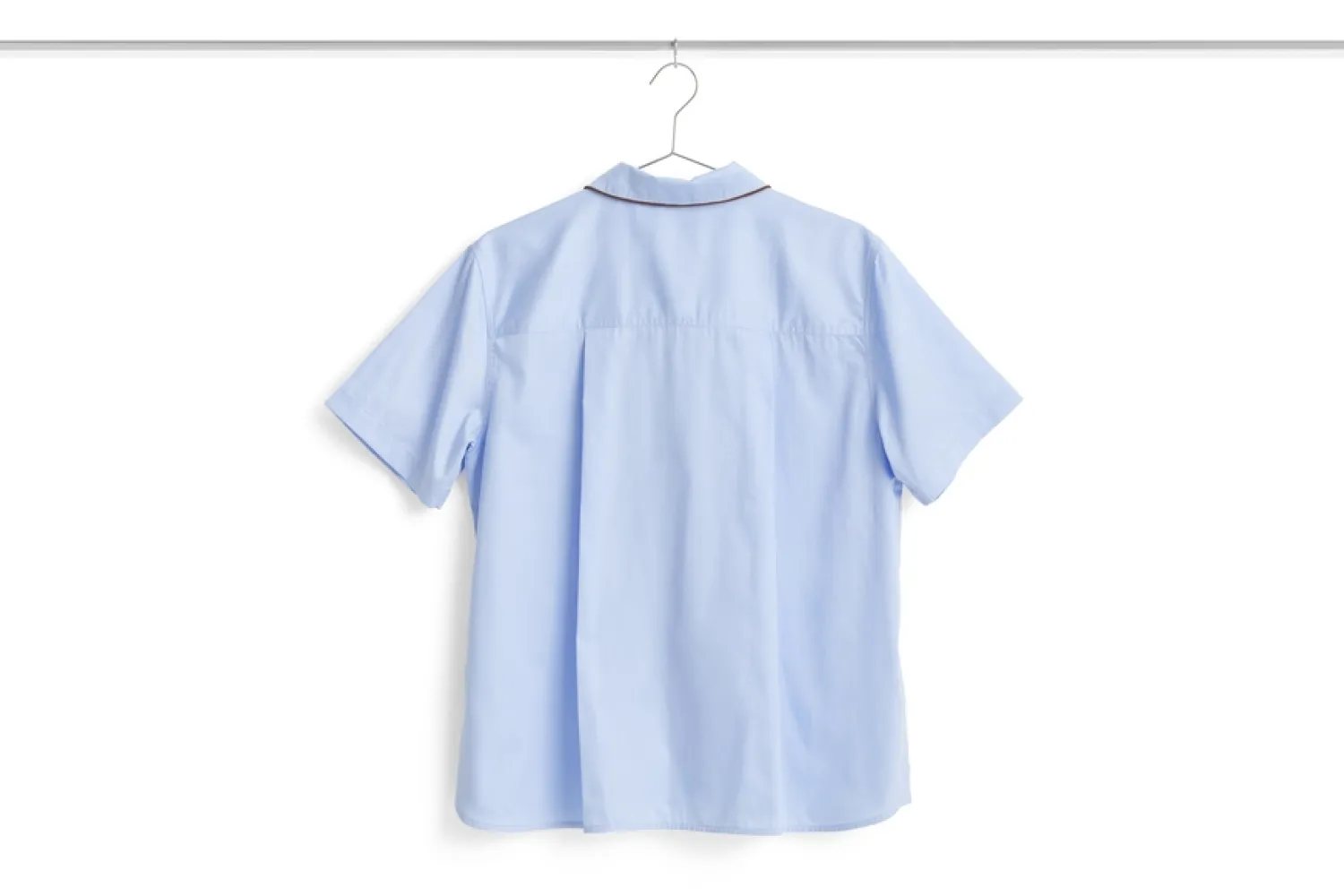 Clearance Hay - Outline Pyjama - Kortærmet Shirt - S/M - Soft Blue