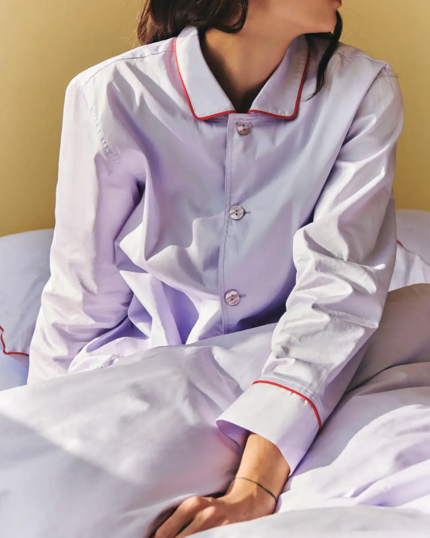 Hay - Outline Pyjama - Langærmet Shirt - XS/S - Lavendel
