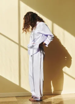 Hay - Outline Pyjama - Langærmet Shirt - XS/S - Lavendel