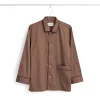 Sale Hay - Outline Pyjama - Langærmet Shirt - S/M - Milk Chocolate