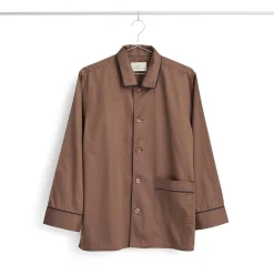 Best Hay - Outline Pyjama - Langærmet Shirt - XS/S - Milk Chocolate