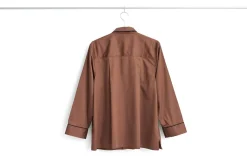 Best Hay - Outline Pyjama - Langærmet Shirt - XS/S - Milk Chocolate