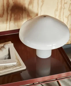Clearance Hay - Pao Glass Table Lamp - hvid