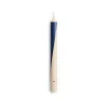 Discount Hay - Pattern Candle - Off-white with blue swirl