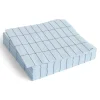 New Hay - Pattern Napkins - Light blue and blue grid - Lunch