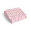 Discount Hay - Pattern Napkins - Light pink and red grid - Cocktail