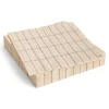 Discount Hay - Pattern Napkins - Off-white and blue grid - Lunch