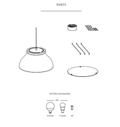 Outlet Hay - PC Pendant - small - ALUMINIUM