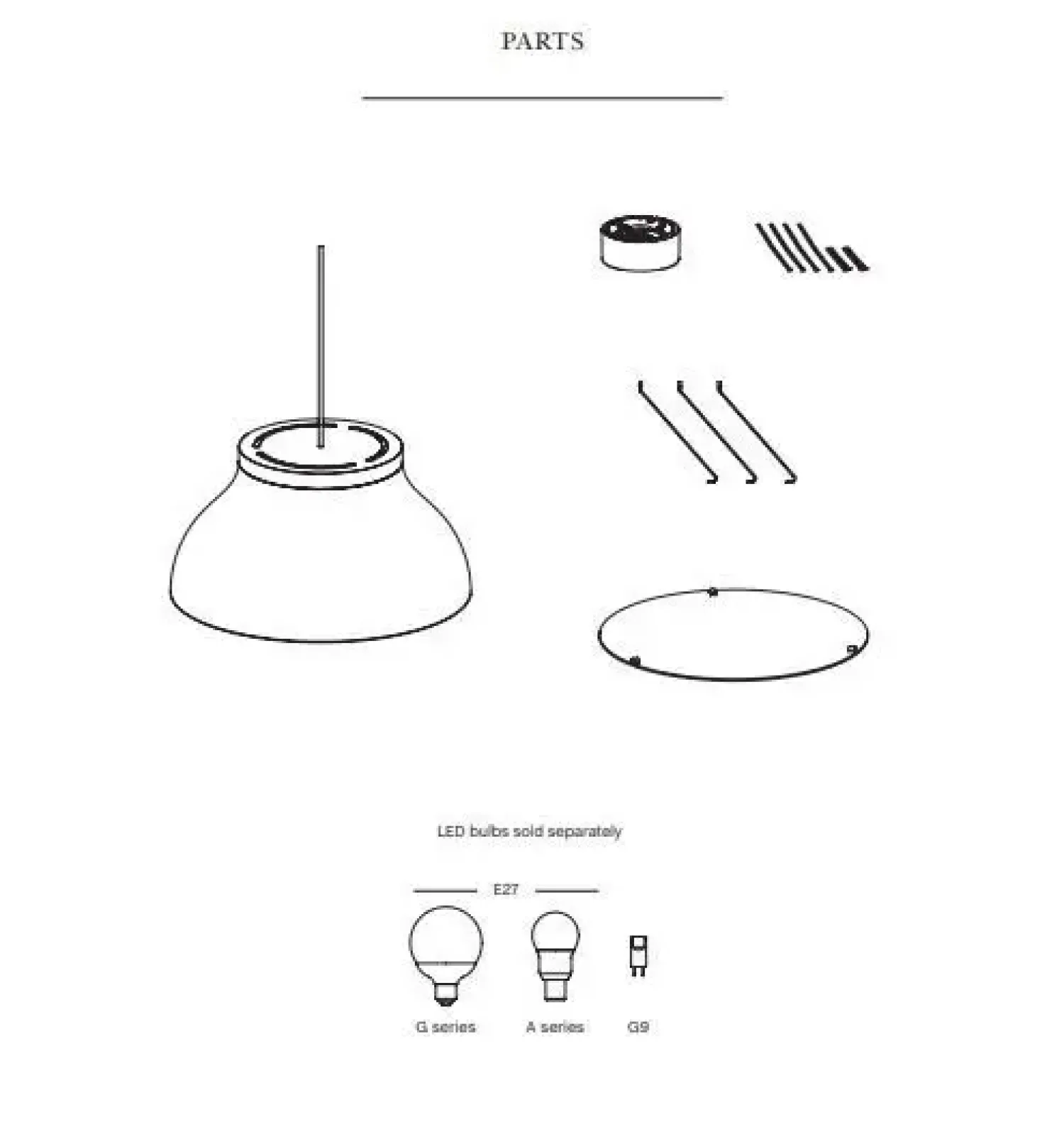 Hot Hay - PC Pendant - small - sort