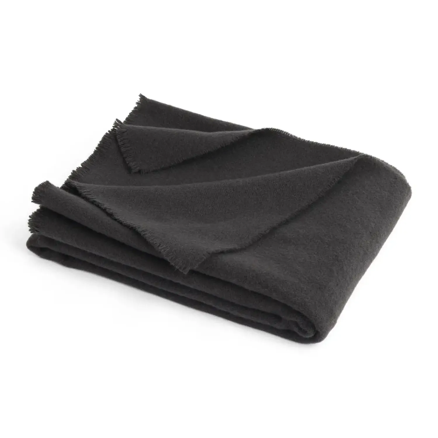 Best Hay - Plaid - Mono Throw - Charcoal