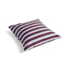 New Hay - Pudebetræk - Été - Bordeaux og sky blue (63 x 60 cm) - stribet