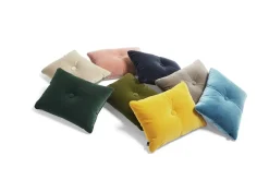 Hay - Pude - Dot Cushion Soft - Velour - Gul - Yellow