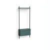 Online Hay - Reol - Pier System 1001 - 1 kolonne - Blå/Sort - 82 X 34 X 209 cm