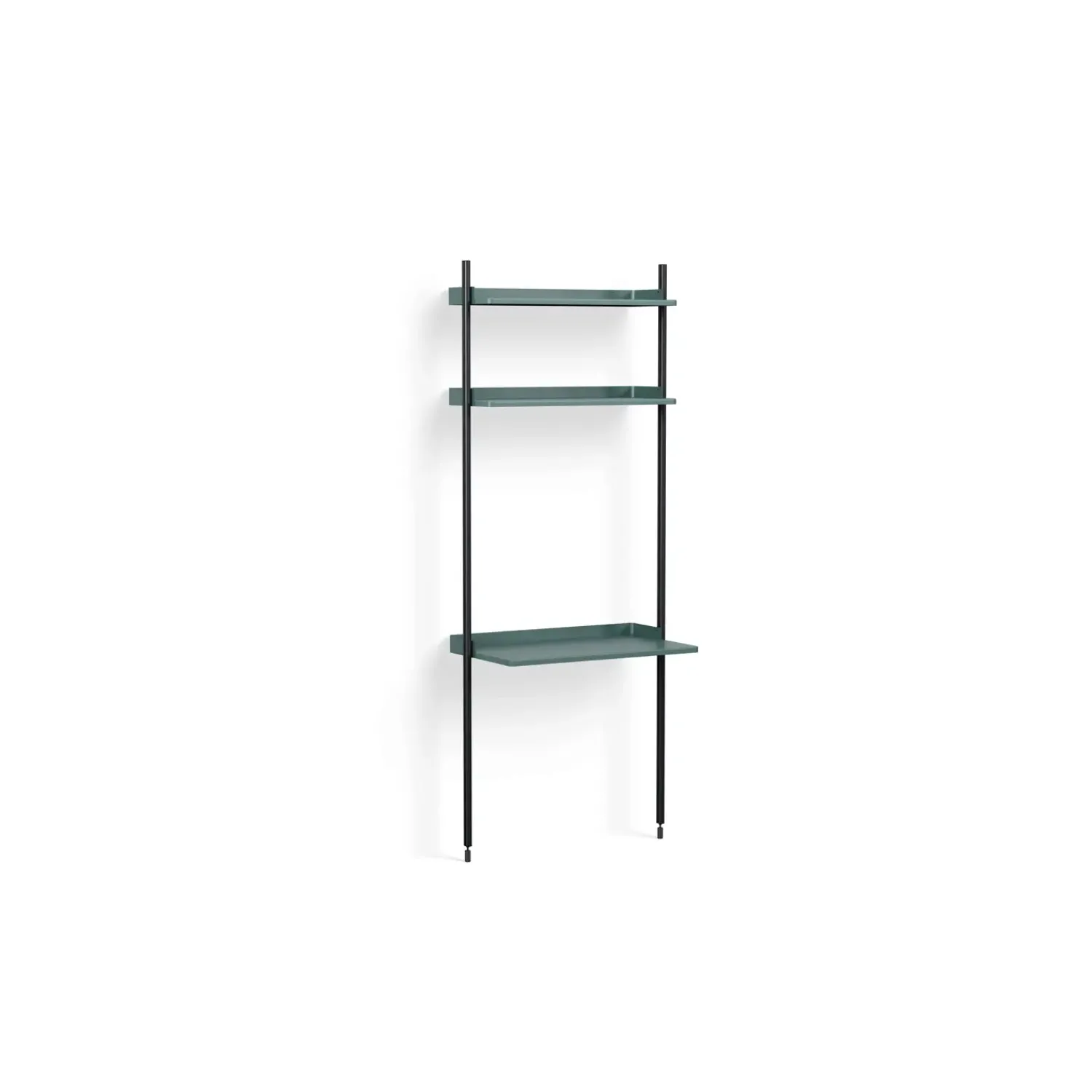 New Hay - Reol - Pier System 11 - 1 kolonne - Blå/Sort - 82 X 46,5 X 209 cm