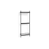 Online Hay - Reol - Pier System 1041 - 1 kolonne - Sort/Antracit - 82 X 31,5 X 209 cm
