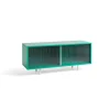 Discount Hay - Reol til Gulv med Glaslåger - Colour Cabinet - Mint - Medium, B120 X D39 X H51 cm