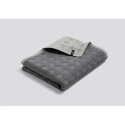 Sale Hay sengetæppe - Mega Dot Dark Grey - 235 x 245 cm - Mørkegrå