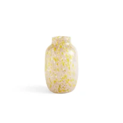 Best Hay - Splash Vase - Round - L - lys pink og gul