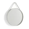 Hay - "Strap Mirror" Spejl Ø50 cm - Lys grå