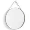 Hot Hay - "Strap Mirror" Spejl Ø70 cm - Lys grå